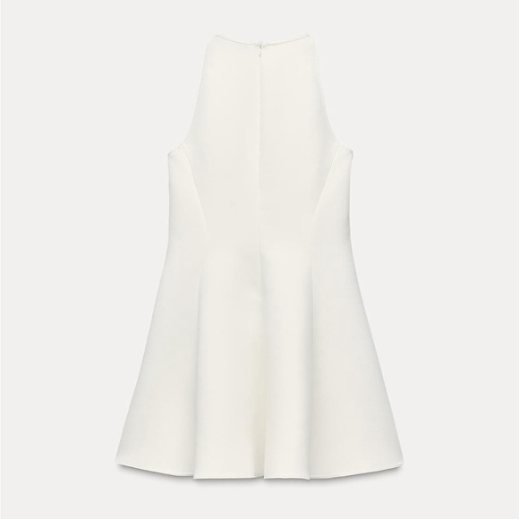 ZARA WHITE HALTER DRESS - Picture 7 of 8